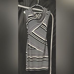 Black and white dress